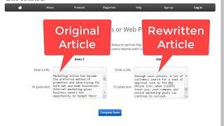 Spin Rewriter Review - Video Walkthrough - Spin & Compare Articles