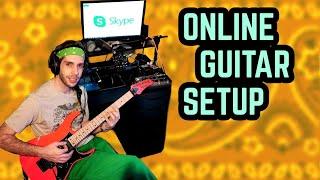 My Online Guitar Lessons Setup | Skype Audio Interface