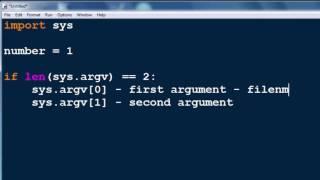 Command Line Arguments in Python programming language (sys module, sys.argv[] string list)