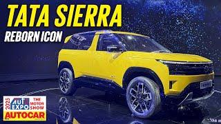 2025 Tata Sierra - Rs 15 lakh SUV to rival the Hyundai Creta | Auto Expo 2025 | Autocar India