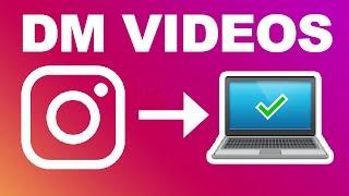 How To DM a Video On Instagram From a Computer and Laptop 2021