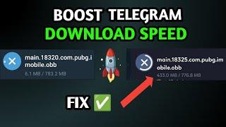 How To Increase Telegram Download Speed - Directly Fix Slow Downloading (2024)