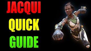 MK11 - Jacqui Guide & Tech (in 4 minutes) - Mortal Kombat 11 Ultimate
