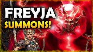 FREYJA SUMMONS! 6 STAR UPGRADES!! -- RAID SHADOW LEGENDS