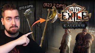 Crafting Early Game MELEE weapons in Path of Exile