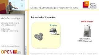 openHPI Kurs "Web-Technologien", Woche 4, Kapitel 1 - Webprogrammierung