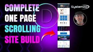 Complete One Page Scrolling Website Build Divi Theme 