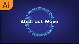 Abstract vibration wave | Illustrator Tutorial