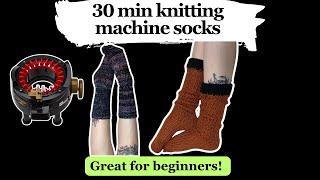 How to Knit Socks on Knitting Machine | Quick and Easy Sock Tutorial | Addi Express