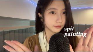 ASMR | Spit Painting 