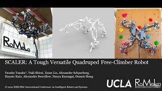 SCALER: A Tough Versatile Quadruped Free-Climber Robot (IROS 2022)