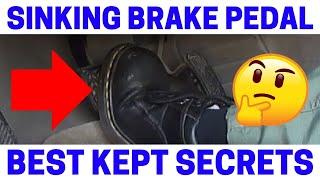 NEVER Fix A Sinking Brake Pedal Until Watching This!