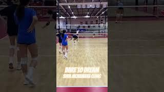 Milan Tallman Attends #professional #volleyball #player Shea McNamara's Clinic at #A5volleyball