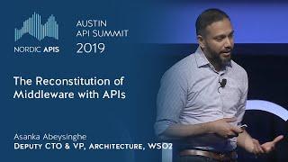 The Reconstitution of Middleware with APIs