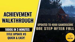 One Step After Fall - UPDATED TO 4000G! Achievement Walkthrough (1000G IN 3 MINUTES) 2x STACK!