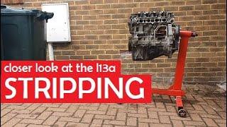 L13a honda jazz engine strip down and closer look