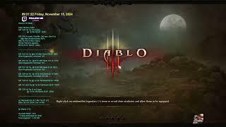 D3 15Nov2024 EU- Season 33 GoD DH After GR 120s for 1h20mins, time for some Nephalem Rifts!