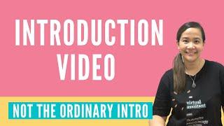 Self Introduction Video for Virtual Assistants | Upwork Video | 1 minute Video Introduction