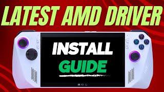 Installing AMD Graphics Drivers | ROG Ally