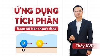 Ứng dụng tích phân trong bài toán chuyển động, hai xe đuổi nhau