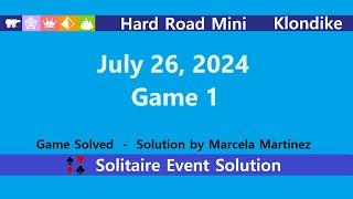 Hard Road Mini Game #1 | July 26, 2024 Event | Klondike