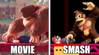 Super Mario Movie Donkey Kong Fight Scene But In Smash Bros Ultimate