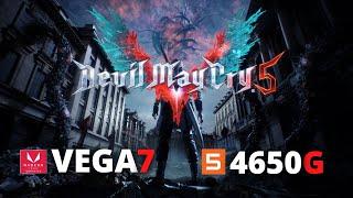 Devil May Cry 5 | RYZEN 5 4650G VEGA 7 1080P