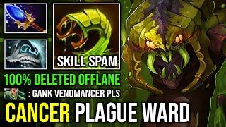 100% CANCER OFFLANE Unlimited Plague Ward Zero Cooldown Skill Spam Overpower Venomancer Dota 2