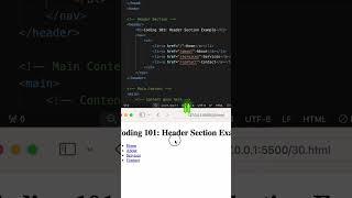 HTML Coding Q&A 30: purpose of the HTML5 "header" tag #html #css #htmlcss #webdesign @BroCodez