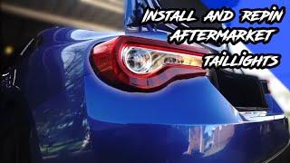 BRZ/FRS/GT86 How to install and repin aftermarket taillights (VLAND facelift tail lights)