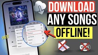 How T0 DOWNLOAD MUSIC on your iPhone for FREE! (2024 -Offline Music)