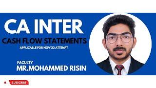 CA Inter || Cash Flow Statements || Accounting || Mr.Mohammed Risin || Malayalam