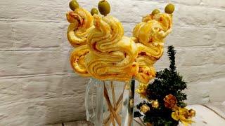 Puff pastry Christmas tree  #shorts