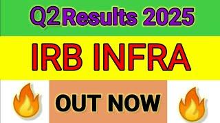 IRB INFRA Q2 results 2025 | IRB INFRA results today | IRB INFRA Share News | IRB INFRA Share l