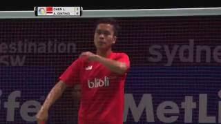 XIAMENAIR Australian Badminton Open 2016 | QF M3-MS | Chen Long vs Anthony Sinisuka Ginting