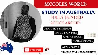 FULLY FUNDED AUSTRALIA AWARDS SCHOLARSHIP 2024| BSc, MSc & PhD| Deadline 1st May | APPLY NOW!!