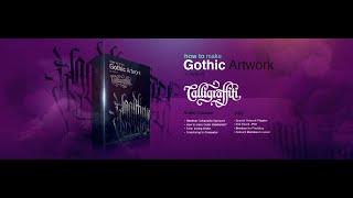 Gothic Calligraffiti Tutorial [Русские Субтитры] - part 3