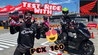 Honda Test Ride With PCX 160 2021