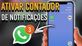 Como ativar contador de notificações dos aplicativos