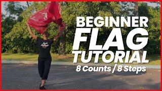 Beginner Flag Moves in 8-Steps | Praise & Worship Flag Choreography