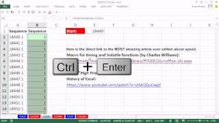 Excel Magic Trick 1114: Formula For Sequential & Repeating Numbers: 18400 1, 18441 1, 18442 2...