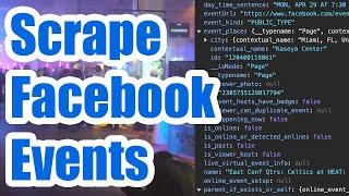 No-Code Facebook API Events Scraping with HAR Files