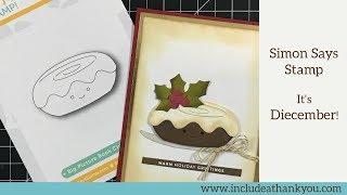 Simon Says Stamp DieCember® Release! | Using a die as your Focal Point for Cardmaking!