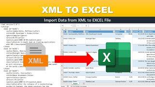 How to Get XML Records in Excel File |Import XML file in Excel | Convert XML to Excel | Without VBA