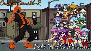 12 MUGEN Of Christmas #7 Orange Donald-R (1P) VS Eight Marbles Characters