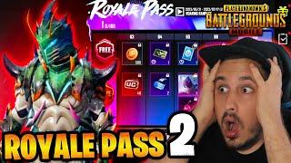 УТЕЧКИ РОЯЛ ПАСС 1-100 ACE 2 В ПУБГ МОБАЙЛ  ROYALE PASS А2 PUBG MOBILE