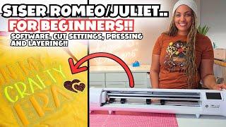 NEW CUTTING MACHINE?? | SISER ROMEO/JULIET 101: How to Use Your New Siser Cutting Machine