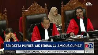 Mahkamah Konstitusi Terima 23 Pengajuan Amicus Curiae atau Sahabat Pengadilan