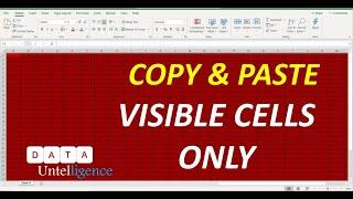 Don't paste hidden cells - Copy and paste visible cells only in Excel