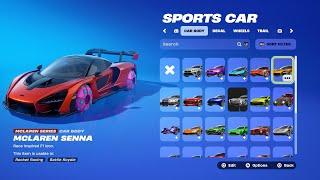 ALL ROCKET RACING CARS IN FORTNITE!